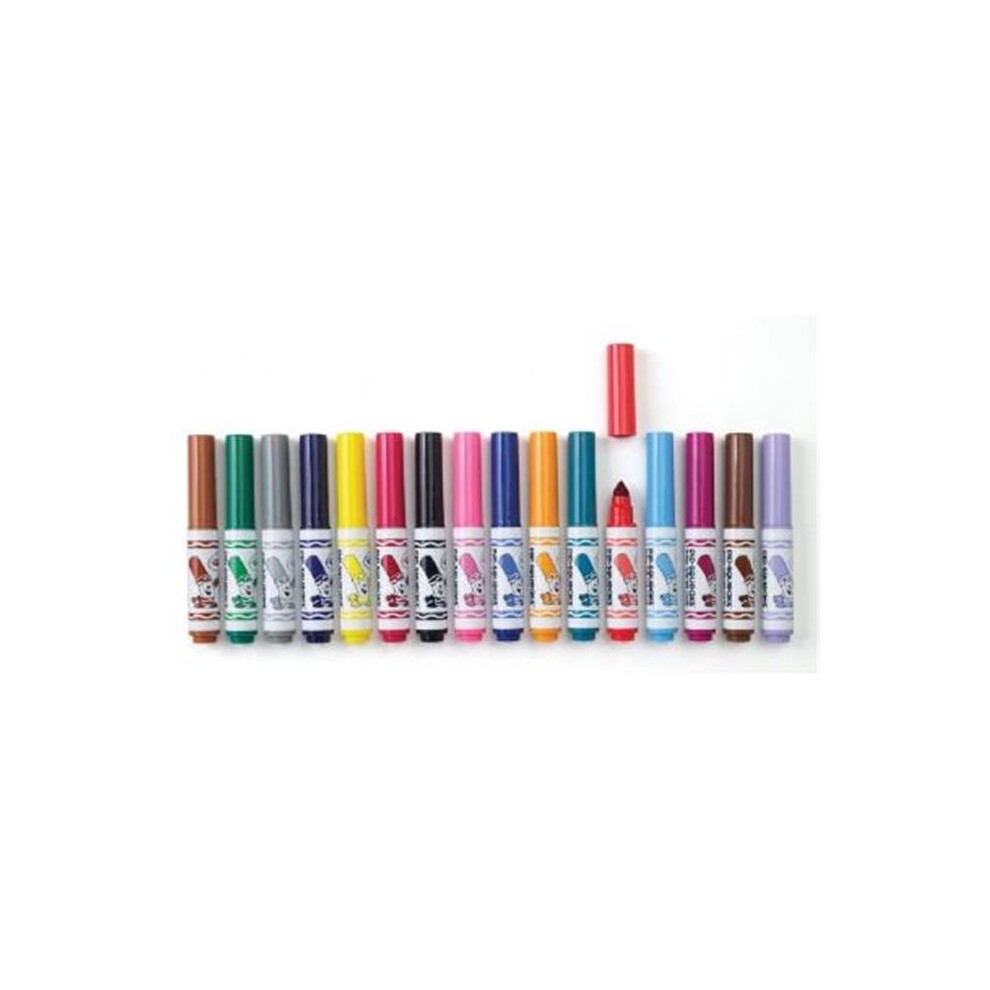 Crayola 58-8703 Washable Original Marker 16-Color Set