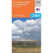 OS Explorer Map (149) Sittingbourne and Faversham