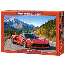 Castorland Puzzle 500 Pièces, Balade en Montagne, Voitures Rapides, Puzzle Paysage, Puzzle Adulte, B-52967