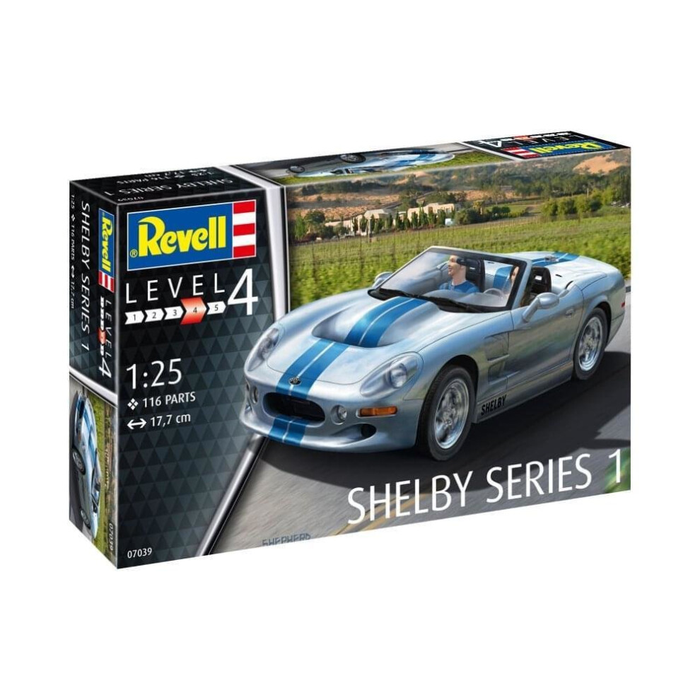 7039 RV07039 Shelby Series I 1:25 Plastic Model Kit