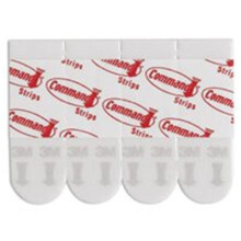 3M 17022 Small Refill Strips (Code 6840789) - Damage-Free Hanging, Holds Up to 1 lb, 20 Strips