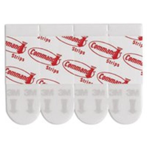 3M 3M 17022 Small Refill Strips (Code 6840789) - Damage-Free Hanging, Holds Up to 1 lb, 20 Strips