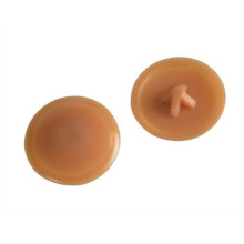 Forge FPPCC4 Pozi Cover Cap Light Brown No.6-8 Forge Pack of 50