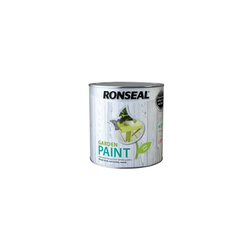 Ronseal 38512 Garden Paint Lime Zest 2.5 Litre