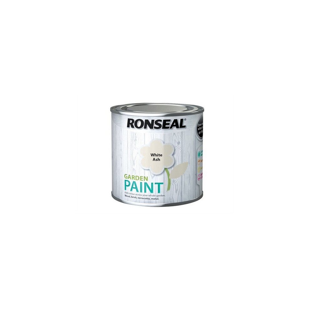 Ronseal 37378 Garden Paint White Ash 250ml