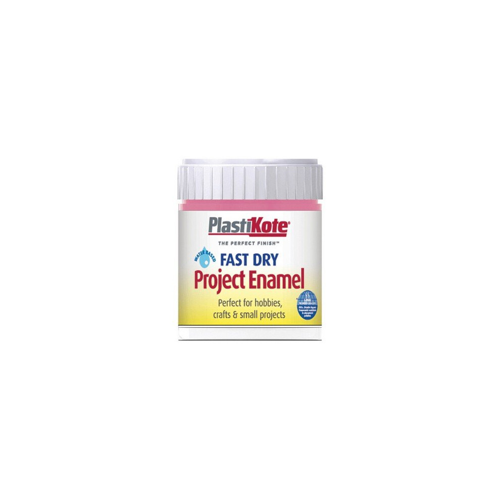 Plasti-Kote PKTB14W Fast Dry Enamel Paint B14 Bottle Hot Pink 59ml