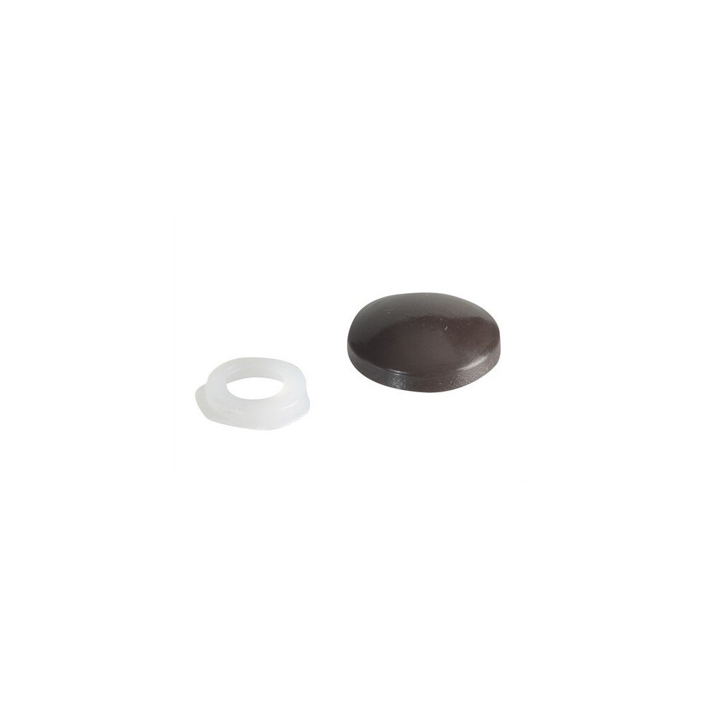 Forge FPPDT1 Domed Cover Cap Dark Brown No. 6-8 Forge Pack of 20