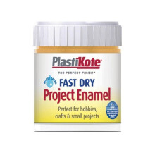 Plasti-Kote PKTB11W Schnelltrocknende Emaillefarbe, Flasche B11, Sonnengelb, 59 ml