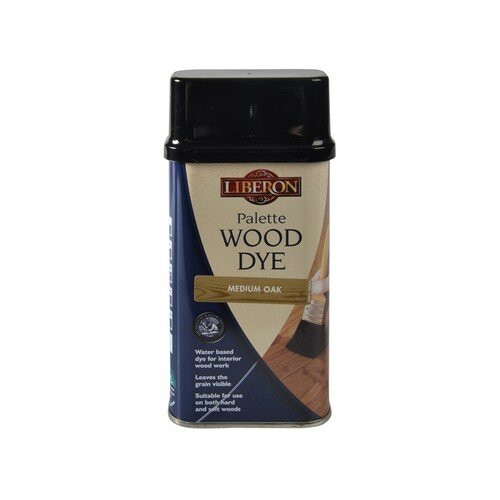Liberon 014337 Palette Wood Dye Medium Oak 250ml