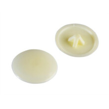 Forge FPPCC3 Pozi Cover Cap Cream No.6-8 Forge Pack of 50