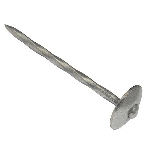 Forgefix Forge 500NLSH65B Spring Head Nail Galvanised 65mm Bag Weight 500g