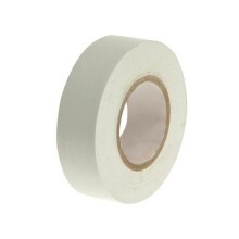 Faithfull FAITAPEPVCW PVC Electrical Tape White 19mm x 20m