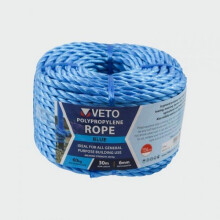 Veto BR630C Blue Poly Rope Coil 6mm x 30m
