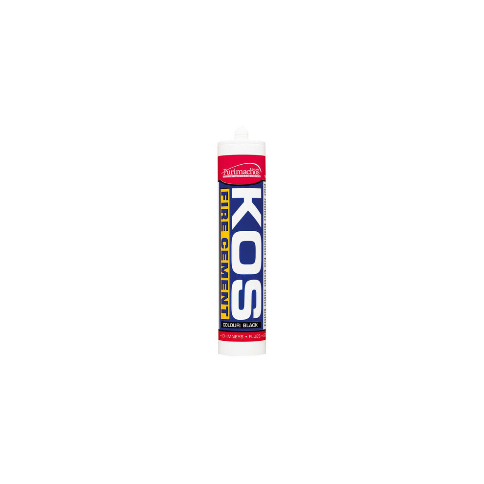 Everbuild Kos Black Fire Cement Cartridge 300ml