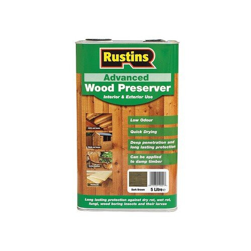 Rustins Rustins AWGN5000 Advanced Wood Preserver Green 5 Litre