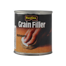 Rustins Grain Filler Mahogany 230g (RUSGFM230G) - Sandable, ready-to-use wood filler for furniture