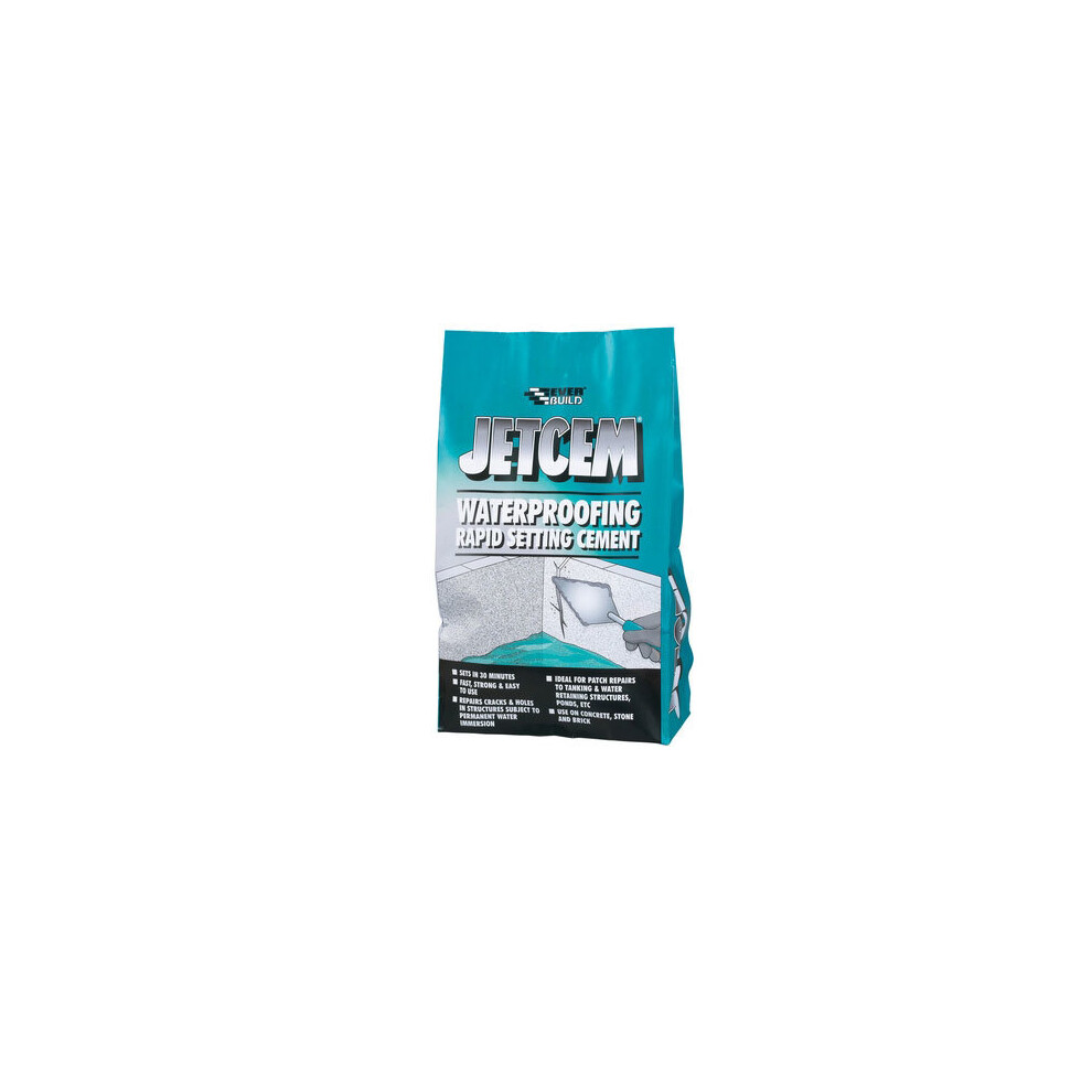 Everbuild JETWAT3 Jetcem Waterproofing Rapid Setting Cement 3kg