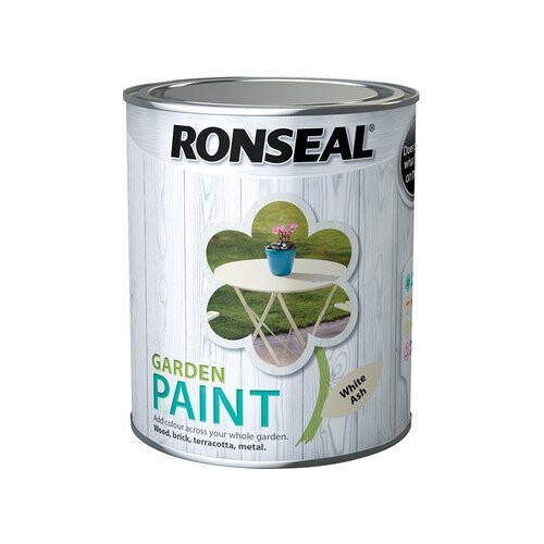 Ronseal Ronseal 37402 Hage maling hvit ask 750 ml