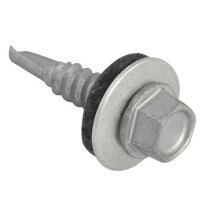 Forge TFHL5525 TechFast Hex Head Roofing Screw Self-Drill Light Section 5.5 x 25mm Pack of 100