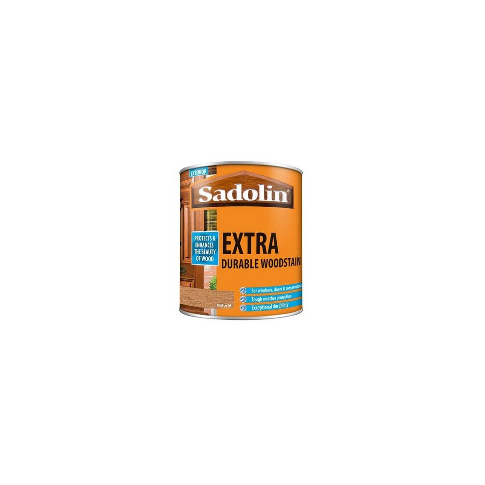 Sadolin 5028578 Extra Durable Woodstain Natural 1 Litre