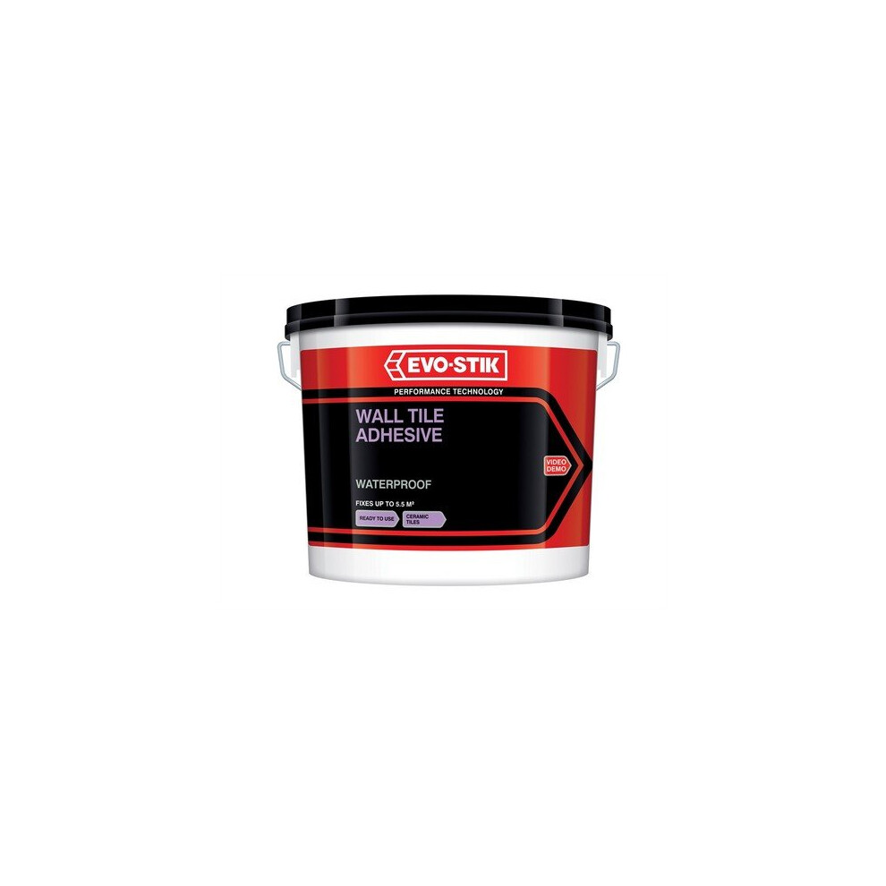 Evo-Stik 30812632 Waterproof Wall Tile Adhesive 5 Litre