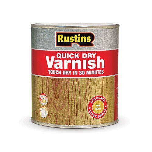 Rustins Rustins AVGC500 Quick Dry Varnish Gloss Clear 500ml