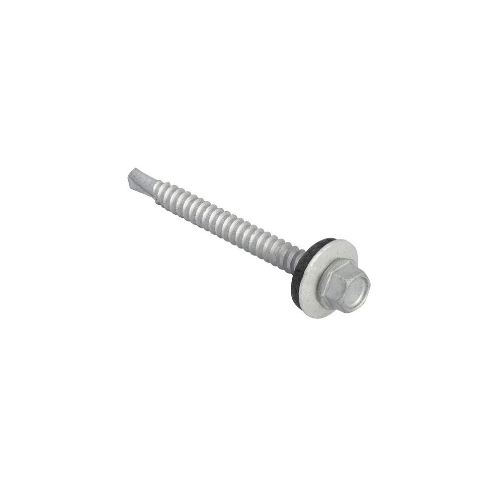 Forge TFHL5557 TechFast Hex Head Roofing Screw Self-Drill Light Section 5.5 x 57mm Pack of 50