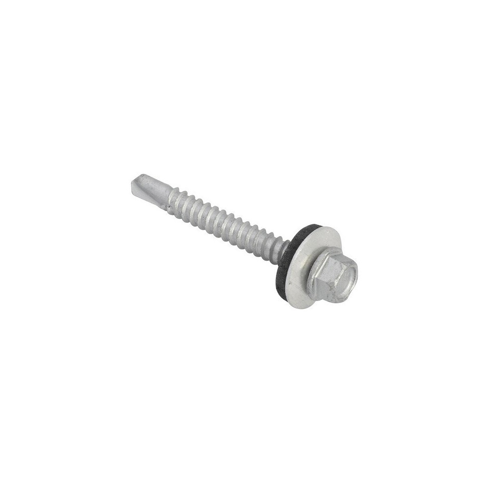 Forge TFHL5545 TechFast Hex Head Roofing Screw Self-Drill Light Section 5.5 x 45mm Pack of 100