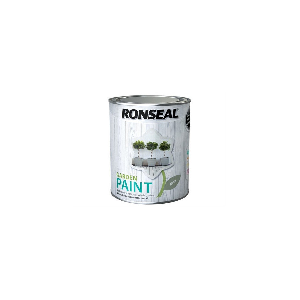 Ronseal 37408 Garden Paint Slate 750ml