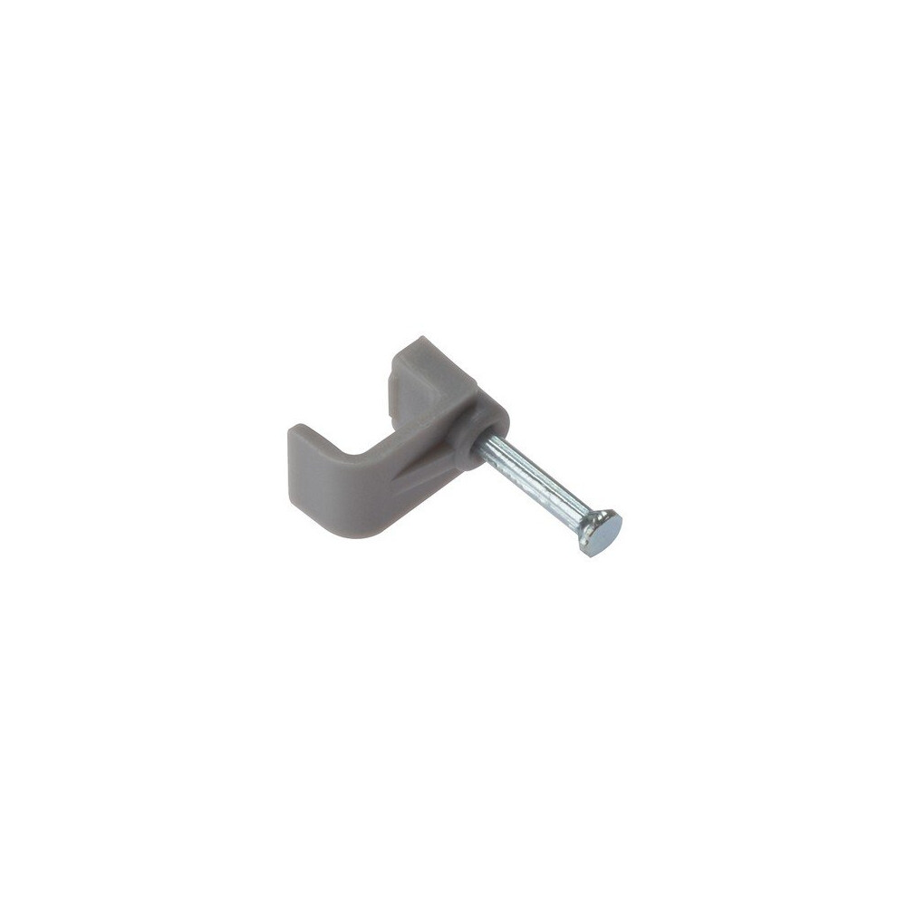 Forge FCC4G Cable Clip Flat Grey 4.00mm Box of 100