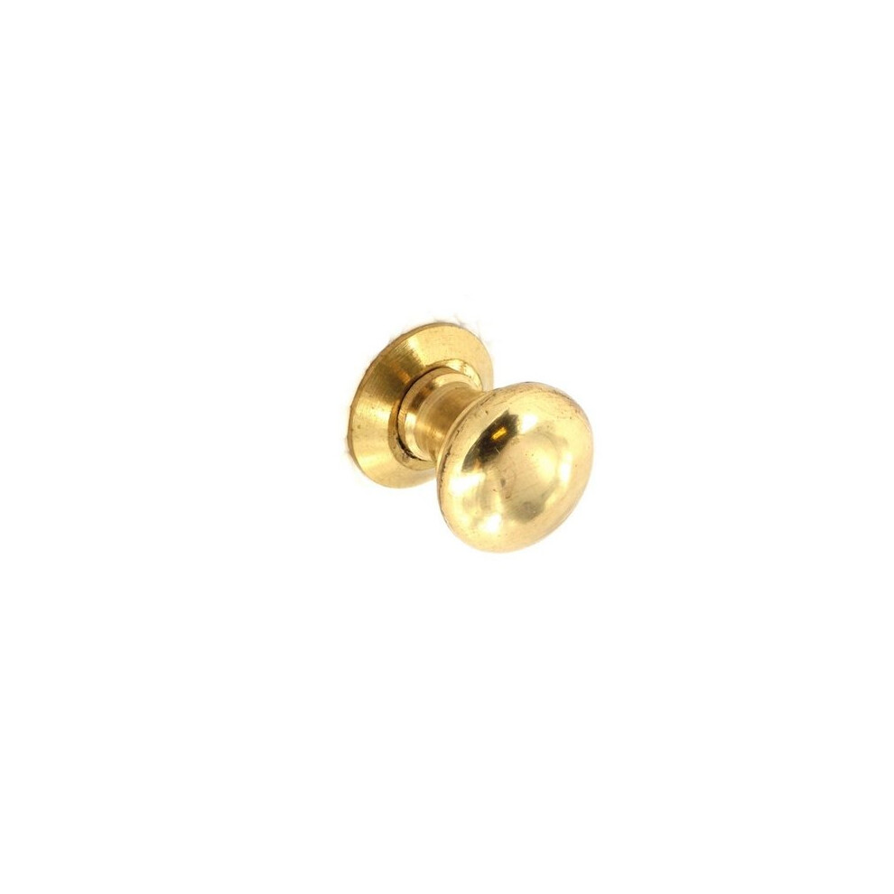 Securit S2613 Victorian Brass Cupboard Knob 30Mm Pack Of 2 5019923126136