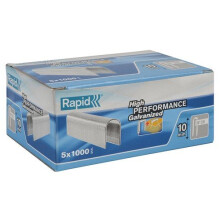 Rapid 11893510 28/10 10mm DP x 5m Galvanised Staples Box of 5 x 1000