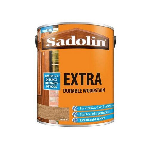 Sadolin Sadolin 5028580 Extra Durable Woodstain Natural 5 Litre