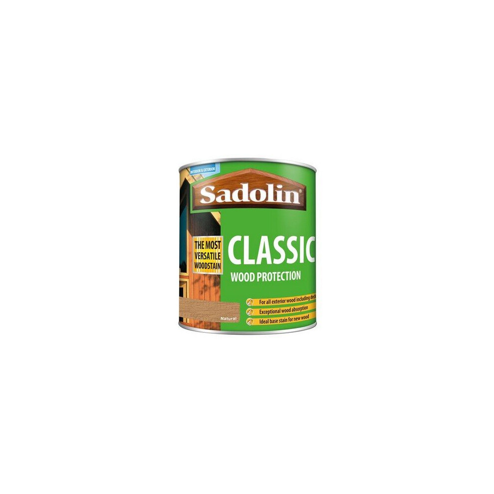 Sadolin 5028502 Classic Wood Protection Natural 1 Litre