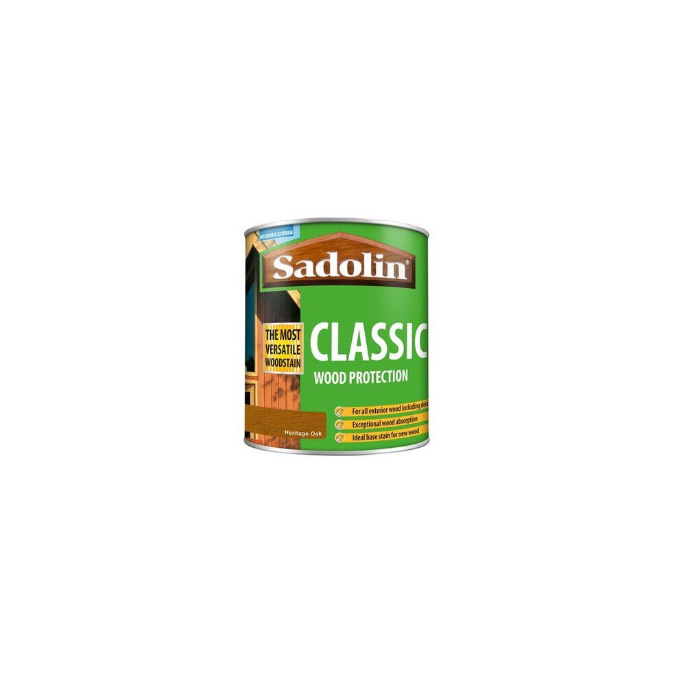 Sadolin 5090979 Classic Wood Protection Heritage Oak 1 Litre