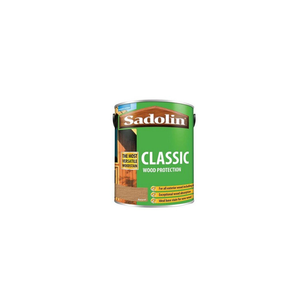 Sadolin 5028504 Classic Wood Protection Natural 5 Litre
