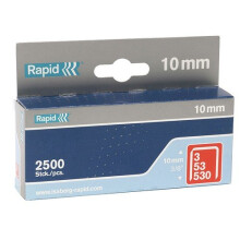 Rapid 11858825 53/10B 10mm Galvanised Staples Box of 2500