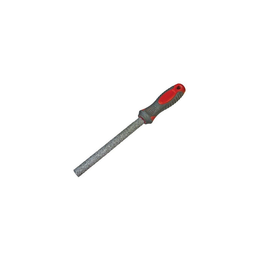 Faithfull FAITLFILE Carbide Tile File Half Round Soft-Grip 150mm (6in)