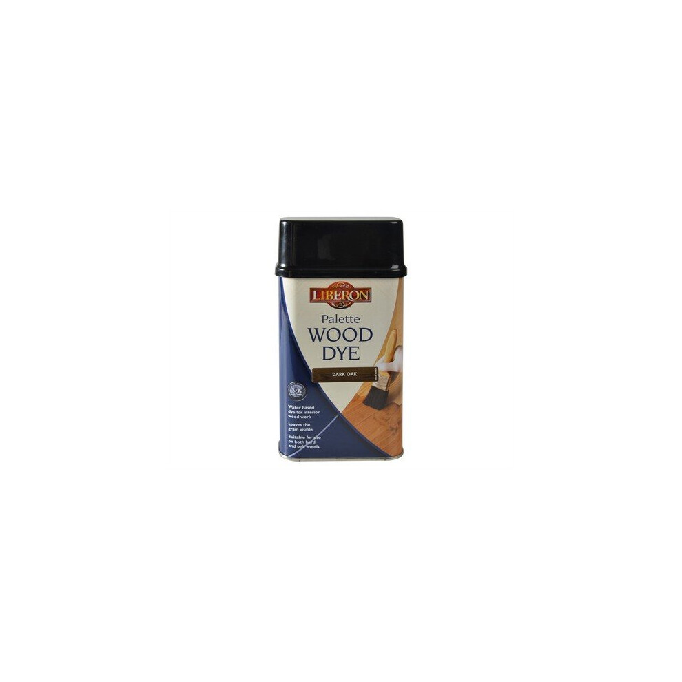 Liberon 014377 Palette Wood Dye Dark Oak 500Ml 5022640003390