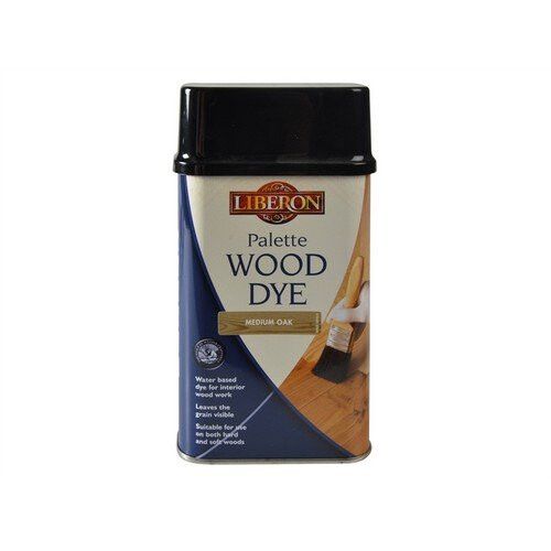 Liberon 014376 Palette Wood Dye Medium Oak 500ml