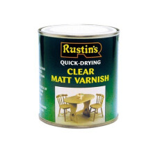 Rustins AVMC500 Quick Dry Varnish Matt Clear 500ml