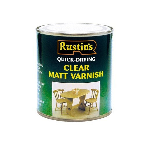 Rustins Rustins AVMC500 Quick Dry Varnish Matt Clear 500ml