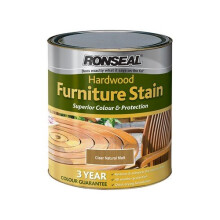 Ronseal 36429 Hardwood Furniture Stain Natural Matt 750ml