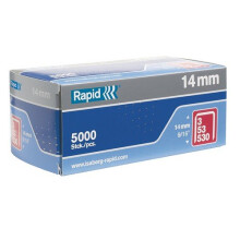 Rapid 11860410 53/14B 14mm Galvanised Staples Box of 5000