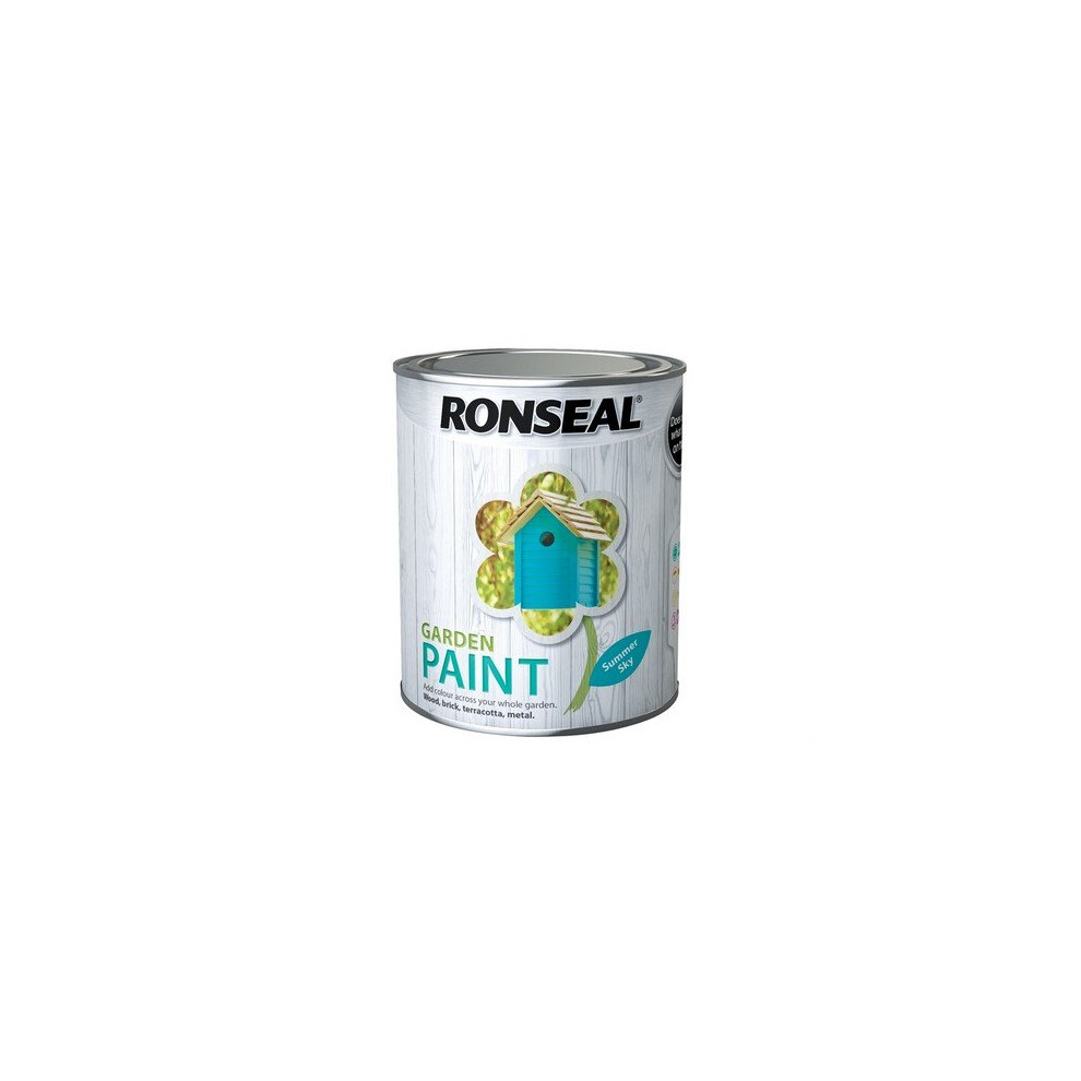 Ronseal 37416 Garden Paint Summer Sky 750ml