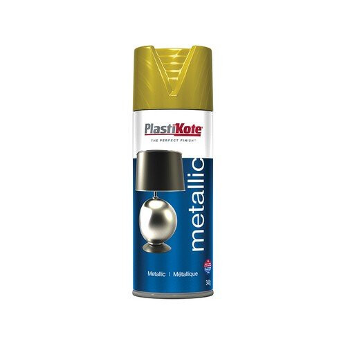 Plasti-Kote PKT454 Metallic Spray Brass 400ml