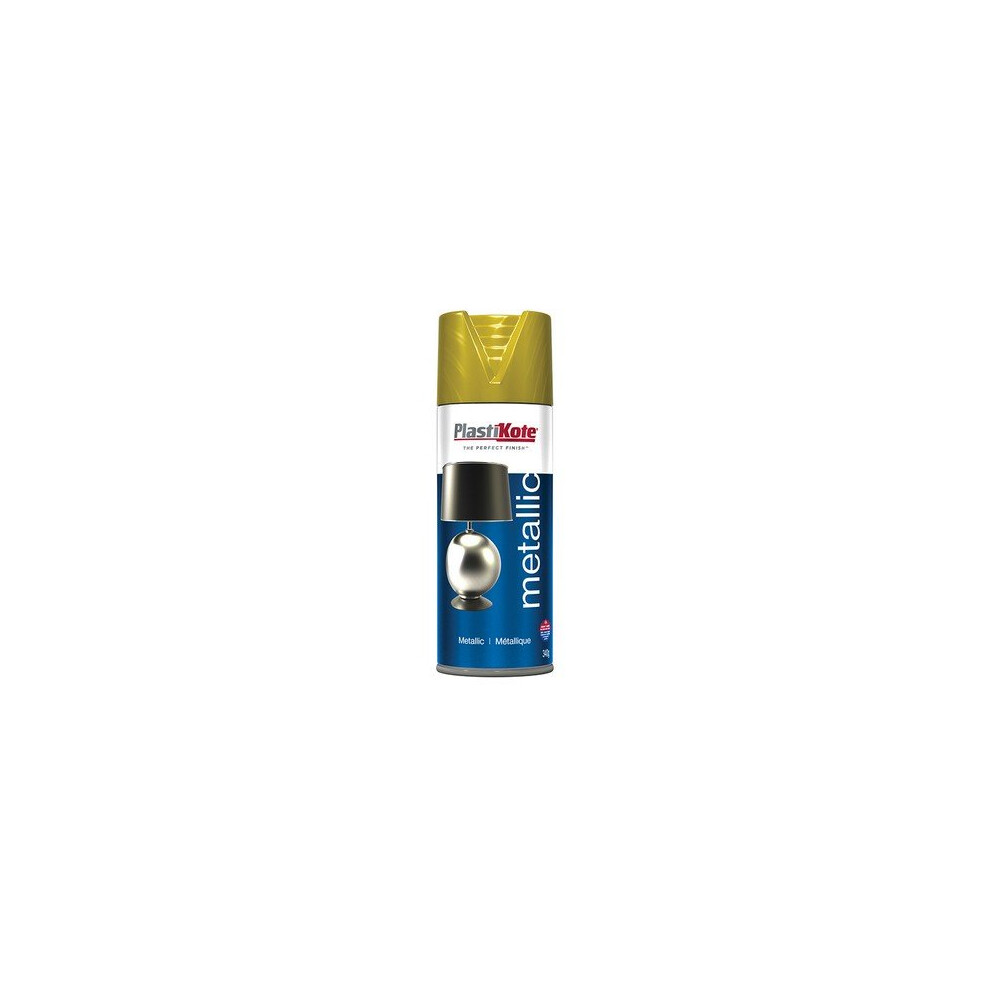 Plasti-Kote PKT454 Metallic Spray Brass 400ml
