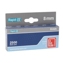Rapid 11859625 53/12B 12mm Galvanised Staples Box of 2500