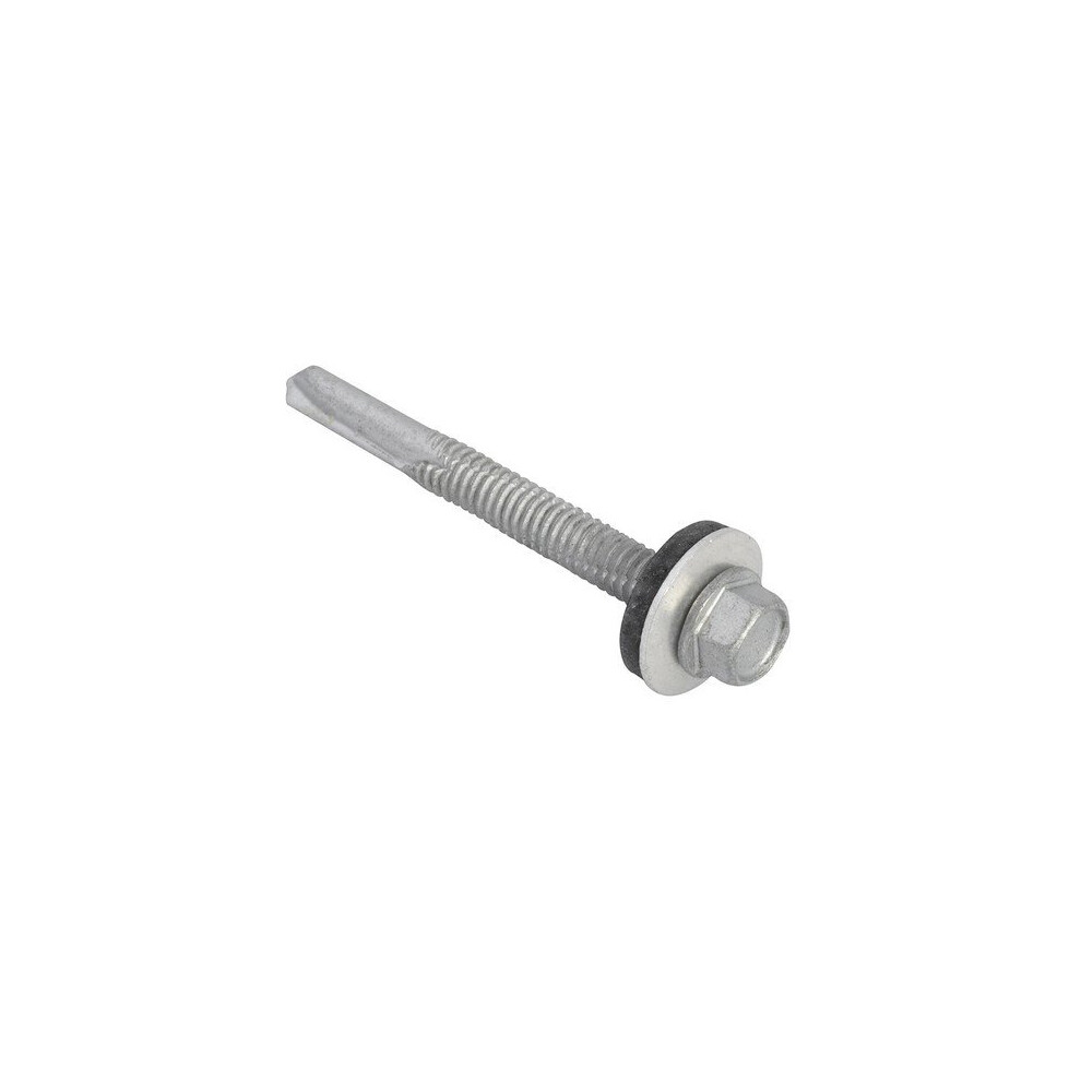 Forge TFHH5551 TechFast Hex Head Roofing Screw Self-Drill Heavy Section 5.5 x 51mm Pack of 100