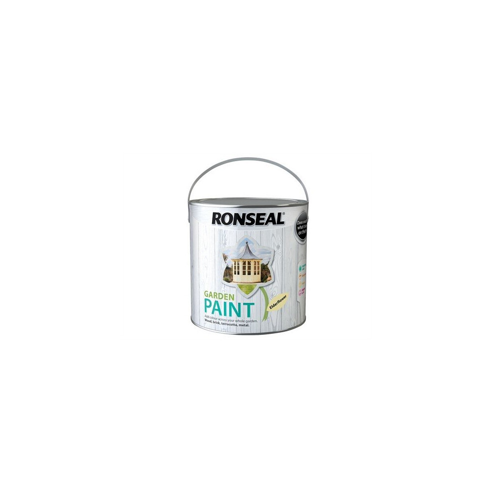 Ronseal 37427 Garden Paint Elderflower 2.5 Litre
